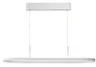 Biała zaoblona lampa wisząca ledowa obręcz Azzardo AZ6754 Layla LED 50W 3000K 120cm ściemniana