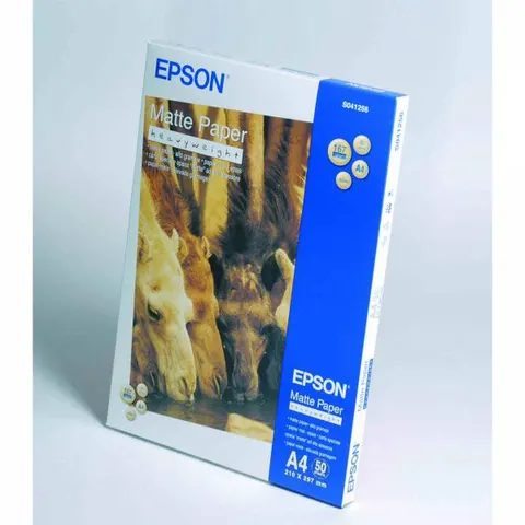 Papier fotograficzny EPSON Matte Heavyweight C13S041256 - A4 50 arkuszy