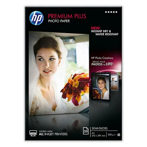 Papier fotograficzny HP Premium Plus Semi-Gloss Photo CR673A - A4 20 arkuszy