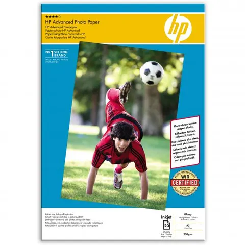 Papier fotograficzny HP Advanced Glossy Photo Pa Q8697A - A3 20 arkuszy