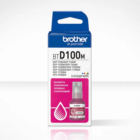 Tusz BROTHER BTD100M - magenta, 48,8ml, 5000 stron