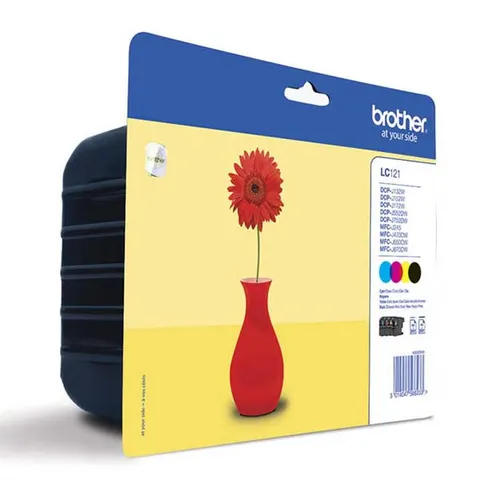 Tusz BROTHER LC-121VALBP - CMYK, 4x300 stron