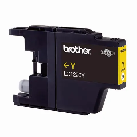Tusz BROTHER LC-1220Y - żółty, 300 stron