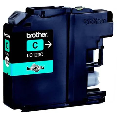 Tusz BROTHER LC-123C - cyan, 600 stron