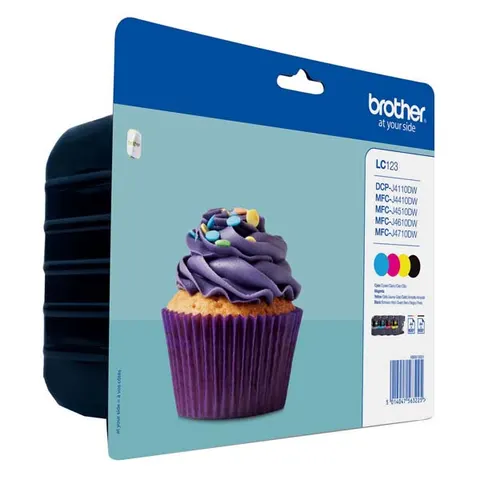 Tusz BROTHER LC-123VALBP - CMYK, 4x600 stron