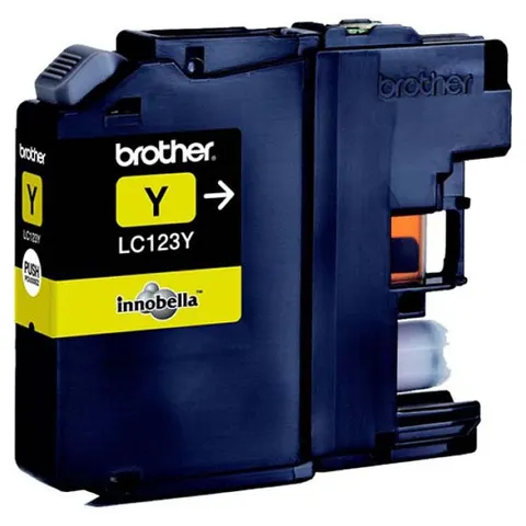 Tusz BROTHER LC-123Y - żółty, 600 stron