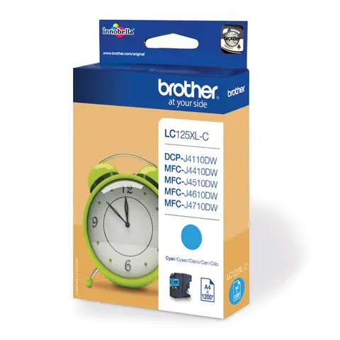 Tusz BROTHER LC-125XLC - cyan, 1200 stron