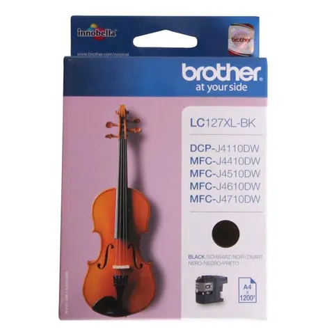 Tusz BROTHER LC-127XLBK - czarny, 1200 stron