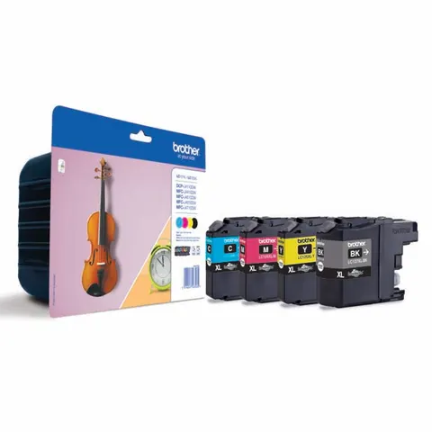 Tusz BROTHER LC-127XLVALBP - CMYK, 4x1200 stron