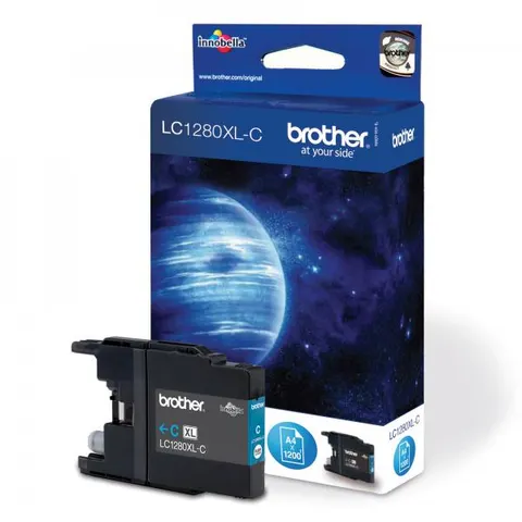 Tusz BROTHER LC-1280XLC - cyan, 1200 stron