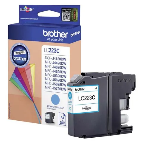 Tusz BROTHER LC-223C - cyan, 600 stron