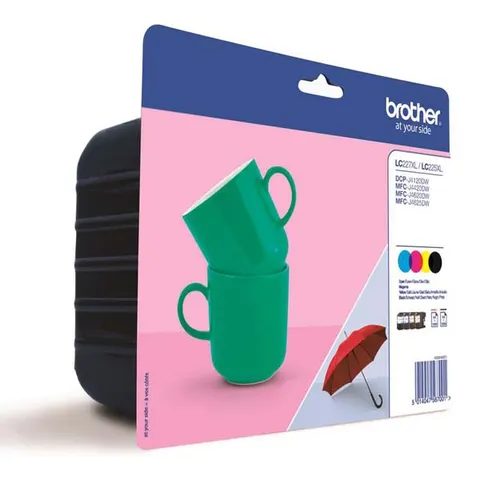 Tusz BROTHER LC-227XLVALBP - CMYK, 1200 stron