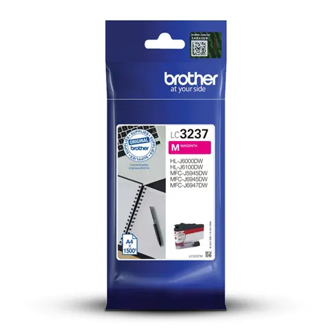 Tusz BROTHER LC-3237M - magenta, 1500 stron