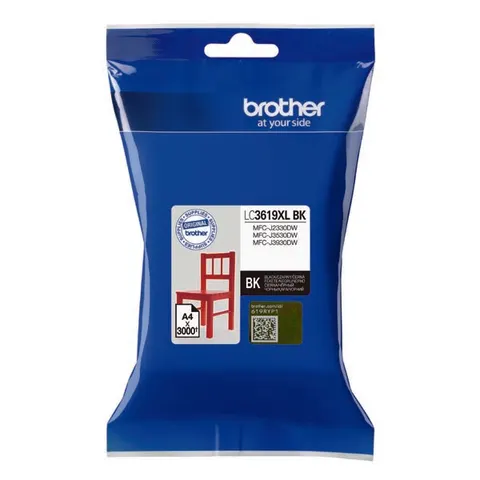 Tusz BROTHER LC-3619XLBK - czarny, 60ml, 3000 stron