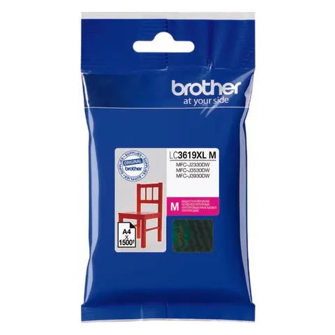 Tusz BROTHER LC-3619XLM - magenta, 1500 stron
