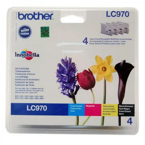 Tusz BROTHER LC-970VALBP - CMYK, 300 stron