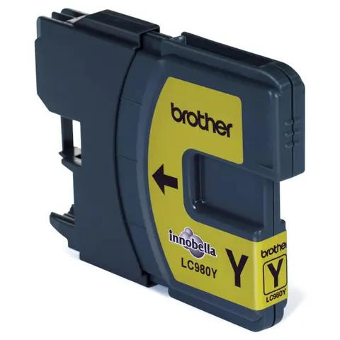 Tusz BROTHER LC-980Y - żółty, 260ml