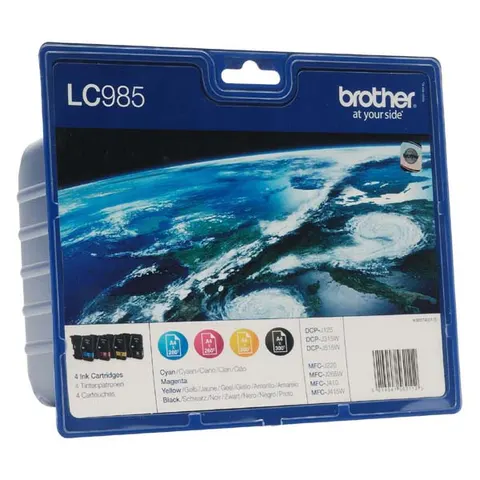 Tusz BROTHER LC-985VALBP - CMYK, 300 stron