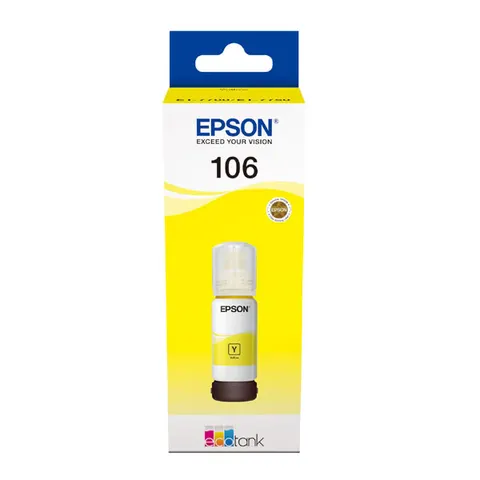 Tusz EPSON 106 - żółty, 70ml