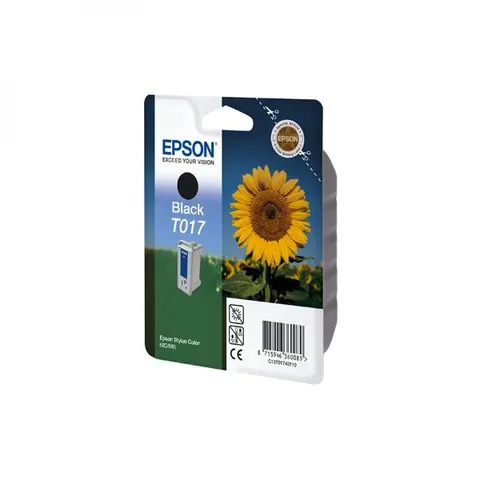 Tusz EPSON C13T017401 - czarny, 17ml, 600 stron