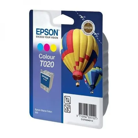 Tusz EPSON C13T020401 - kolor, 35ml, 360 stron
