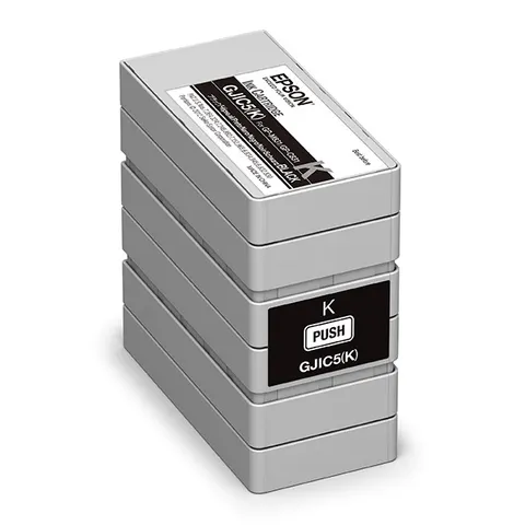 Tusz EPSON GJIC5-K - Black, 200 ml, do drukarek etykiet ColorWorks C831