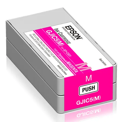 Tusz EPSON GJIC5-M - Magenta, 200 ml, do drukarek etykiet ColorWorks C831