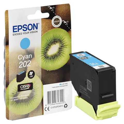 Tusz EPSON 202 - cyan, 4,1ml