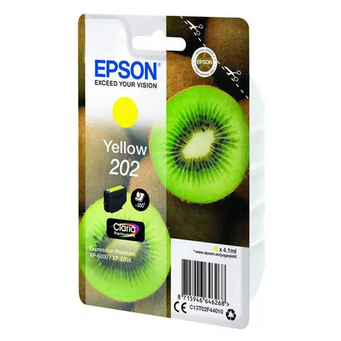 Tusz EPSON 202 - żółty, 4,1ml