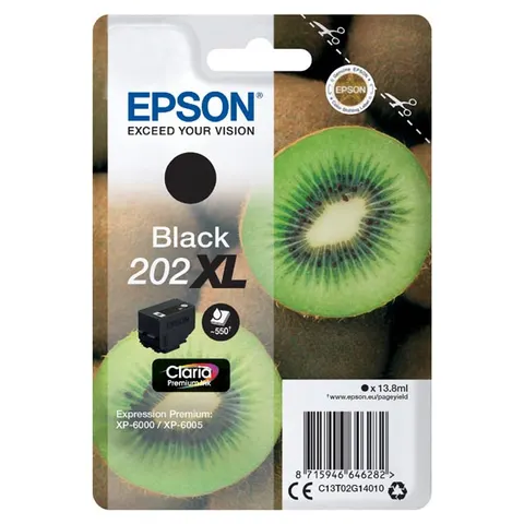 Tusz EPSON 202 XL - czarny, 13,8ml, XL