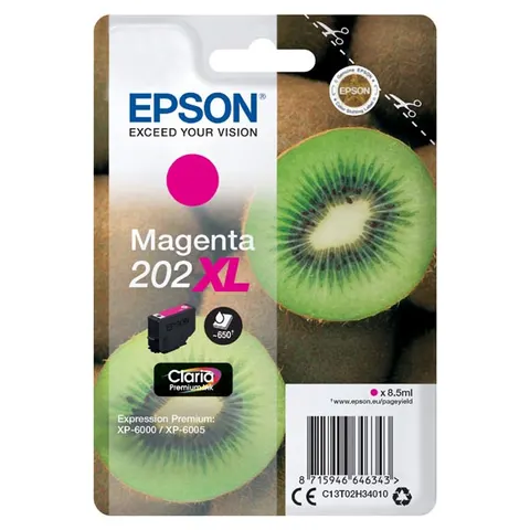 Tusz EPSON 202 XL - magenta, 8,5ml, XL