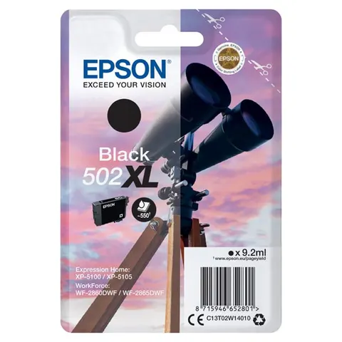 Tusz EPSON 502XL - czarny, 9,2ml