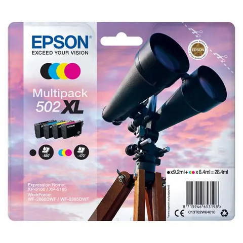 Tusz EPSON 502XL - CMYK, 9,2ml