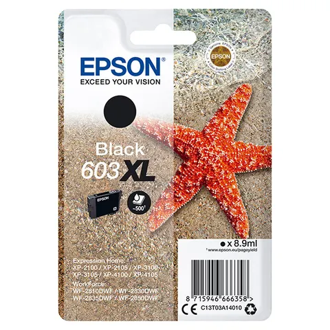 Tusz EPSON 603XL - czarny, 8,9ml
