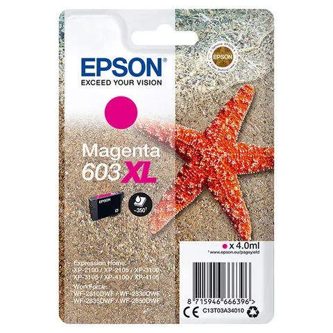 Tusz EPSON 603XL - magenta, 4,0ml