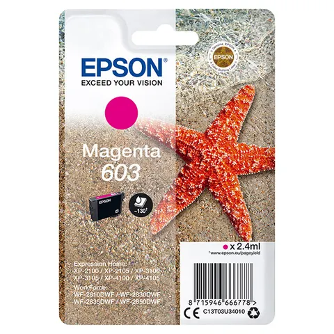 Tusz EPSON C13T03U34010 - magenta, 2,4ml