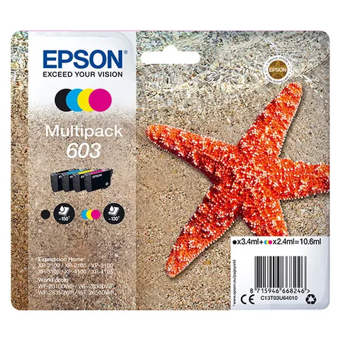 Tusz EPSON 603 - CMYK, 3,4ml