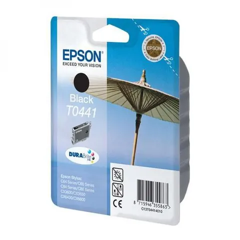 Tusz EPSON C13T044140 - czarny, 13ml, 600 stron