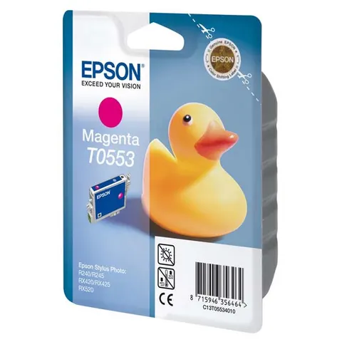 Tusz EPSON C13T055340 - magenta, 8ml, 290 stron