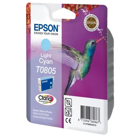 Tusz EPSON C13T08054011 - jasny cyan