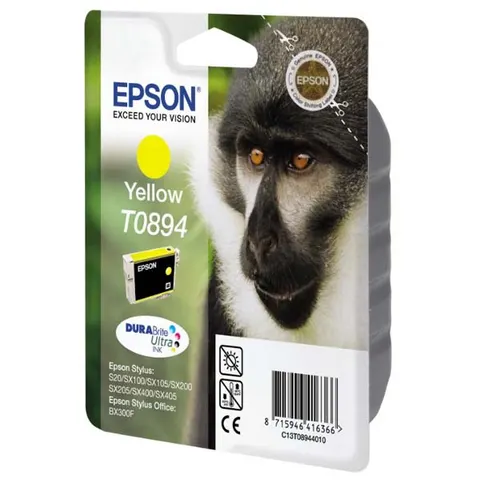 Tusz EPSON C13T08944011 - żółty, 3,5ml