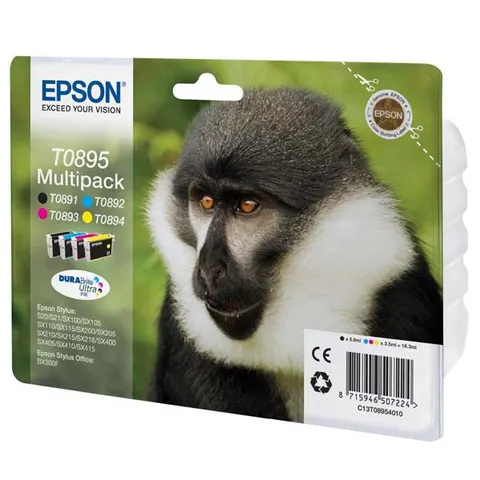 Tusz EPSON C13T08954010 - CMYK, 5,8ml