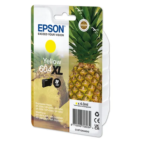 Tusz EPSON T10H440 - żółty, 4,0ml, 350 stron