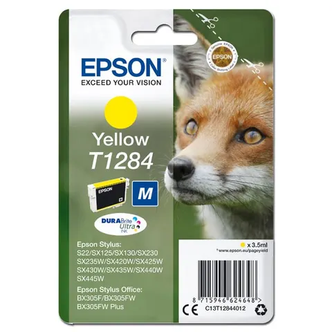 Tusz EPSON T1284 - żółty, 3,5ml