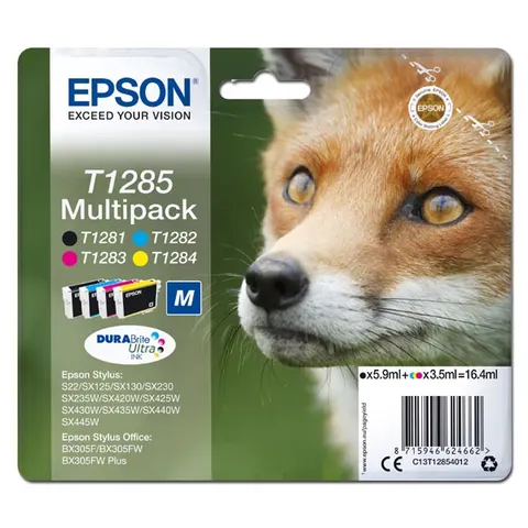 Tusz EPSON T1285 - CMYK, 16,4ml