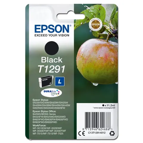 Tusz EPSON T1291 - czarny, 11,2ml, 385 stron