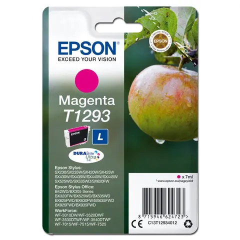 Tusz EPSON T1293 - magenta, 7ml, 485 stron