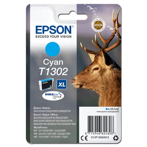 Tusz EPSON T1302 - cyan, 10,1ml, 765 stron