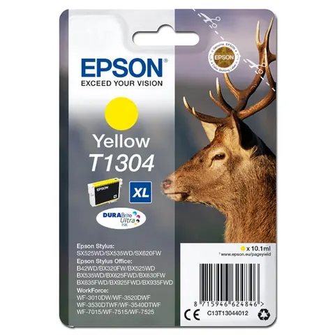 Tusz EPSON T1304 - żółty, 10,1ml, 765 stron