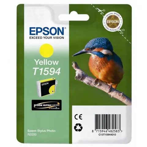 Tusz EPSON C13T15944010 - żółty, 17ml